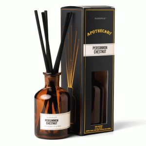 APFD0318EU Apothecary 88ml Amber Glass Diffuser - Persimmon and Chestnut